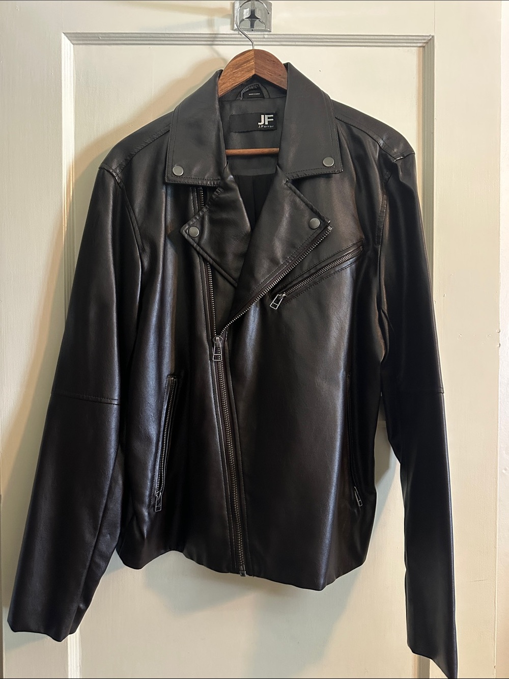 Dark Brown Moto Jacket for Men